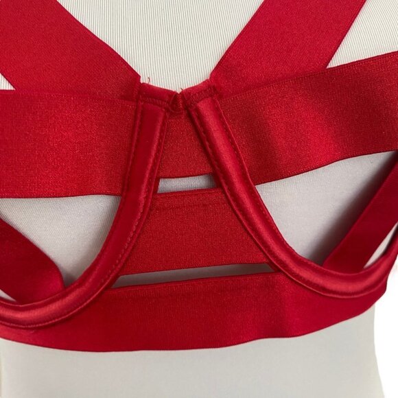 Victoria's Secret Red Strappy Bra - Picture 3 of 12